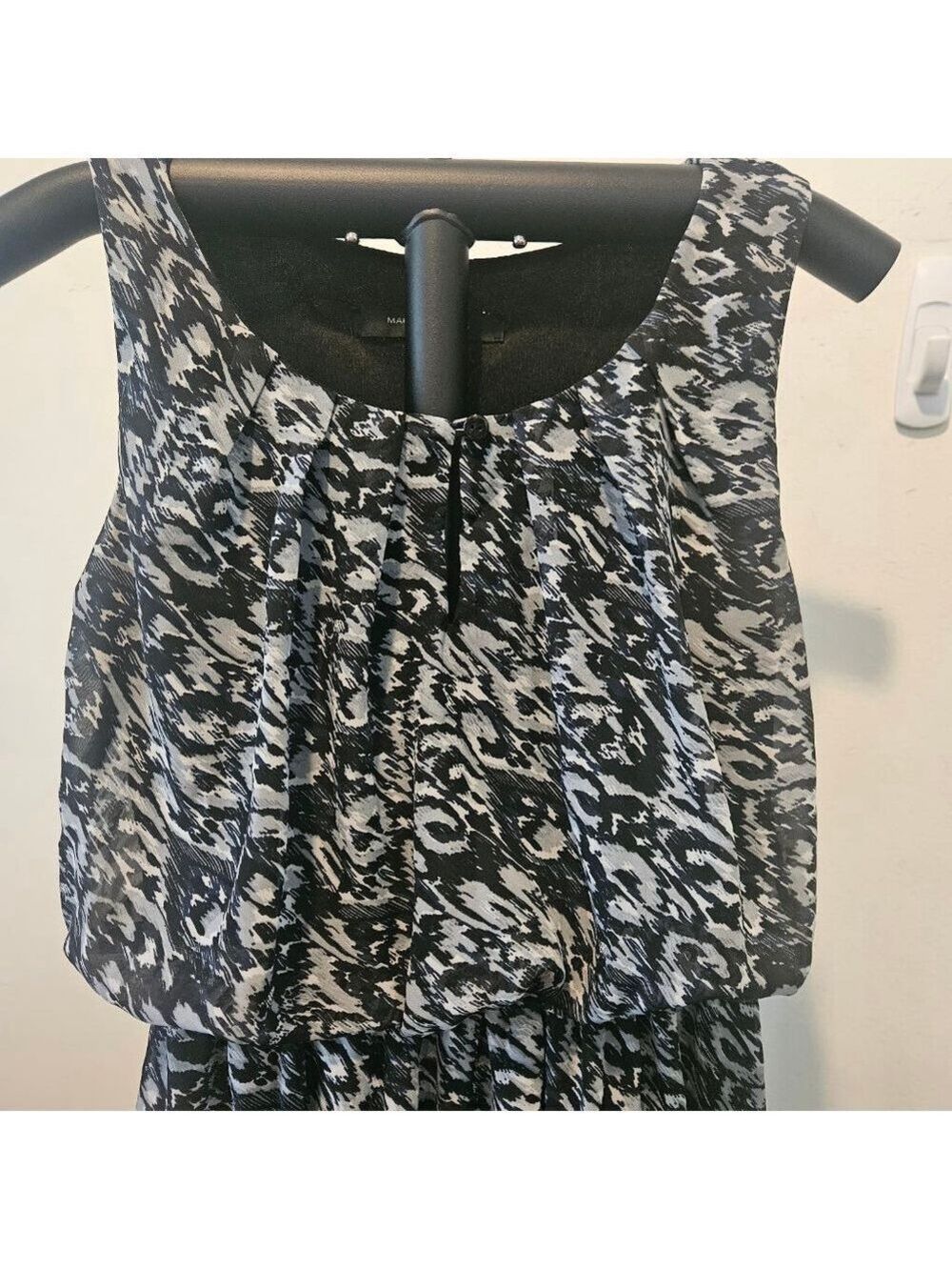 Women's Marc New York Marc New York High-Low Dress Size S Black & White - Picture 4 of 8